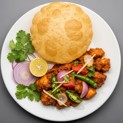 Chicken Tikka Puri 