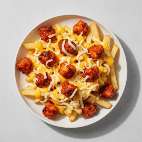 Chips, Cheese & Chicken Tikka 