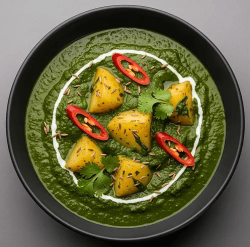 Saag Potato 